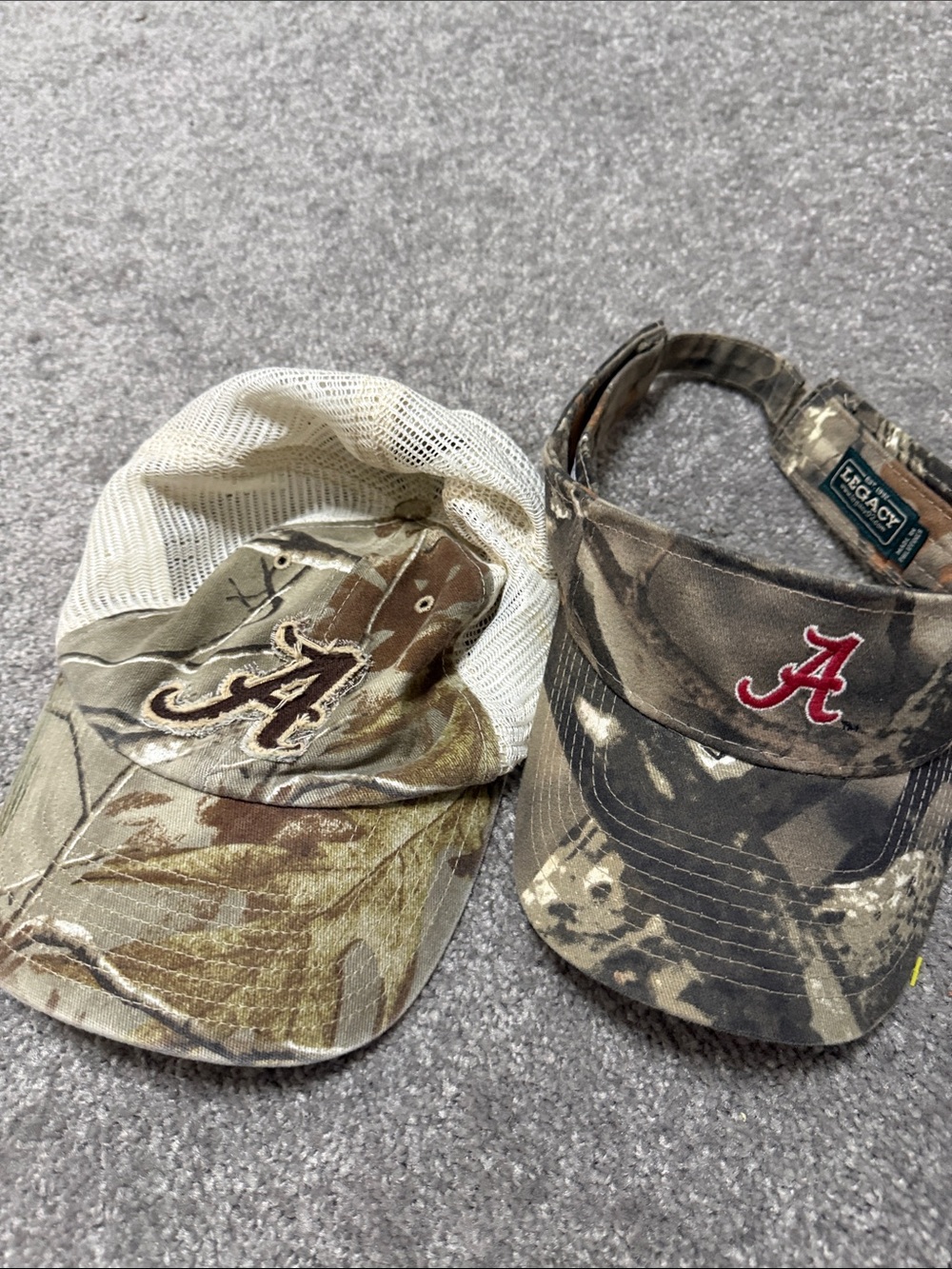 Legacy Camouflage Visor with Red Accent Patch